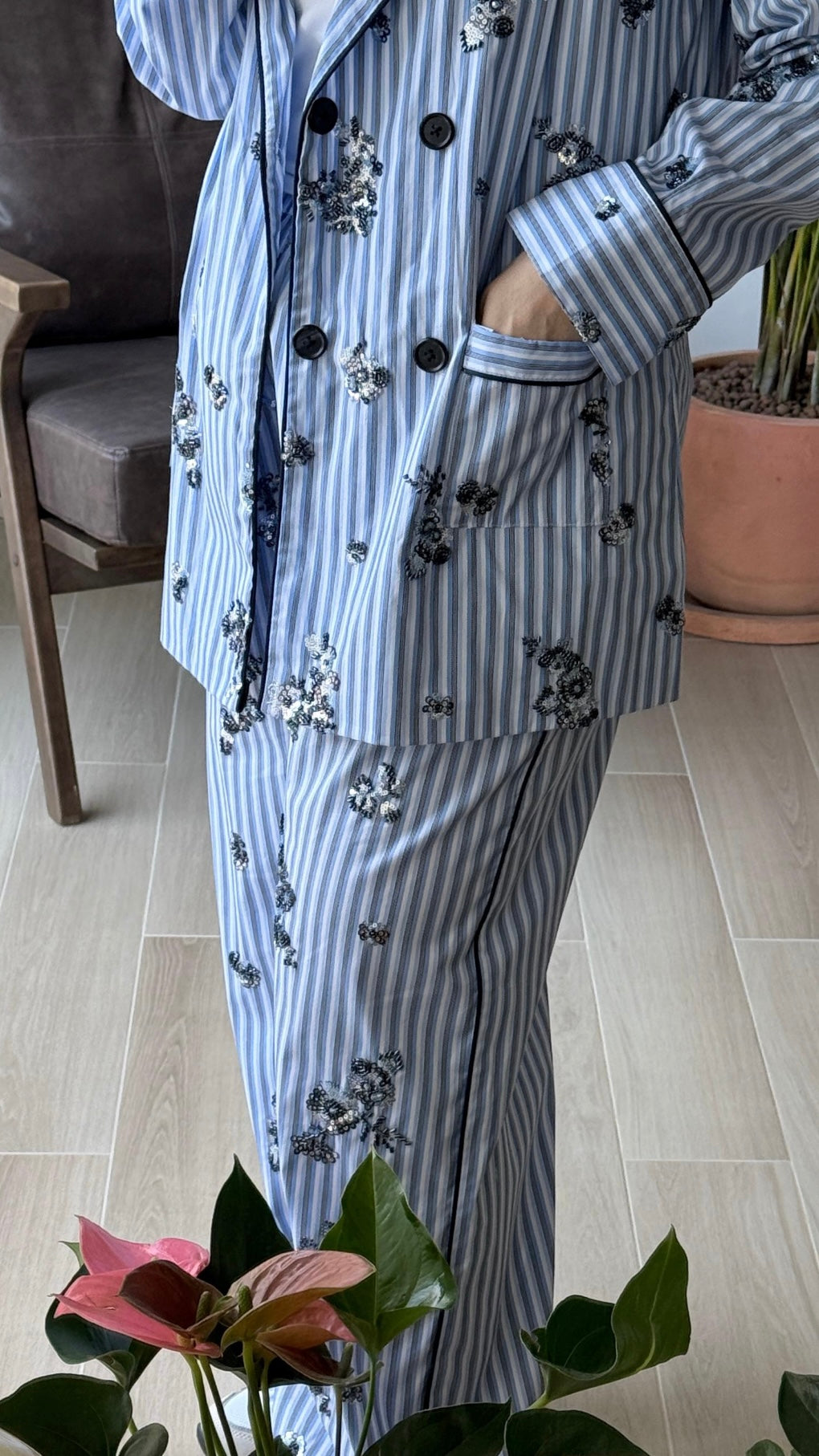 Long Blue set