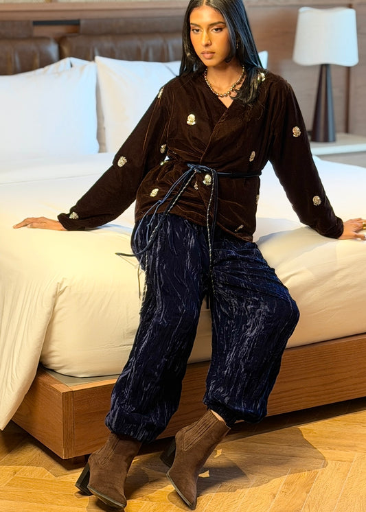 Velvet kimono